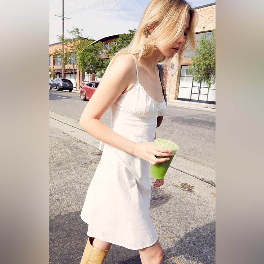 NWOT John Galt white summer dress